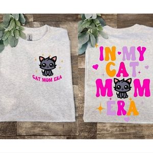 Cat mom shirt cat mom era cute popular retro trending